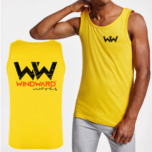 Camiseta hombre WAVES Amarilla