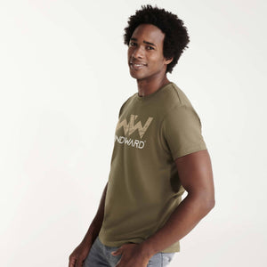 Camiseta hombre WIND Verde Militar