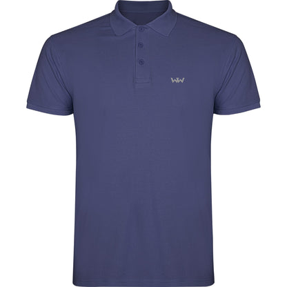 Polo Logo Bordado hombre SEAWW Azul Denim