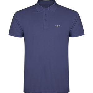 Polo Logo Bordado hombre SEAWW Azul Denim