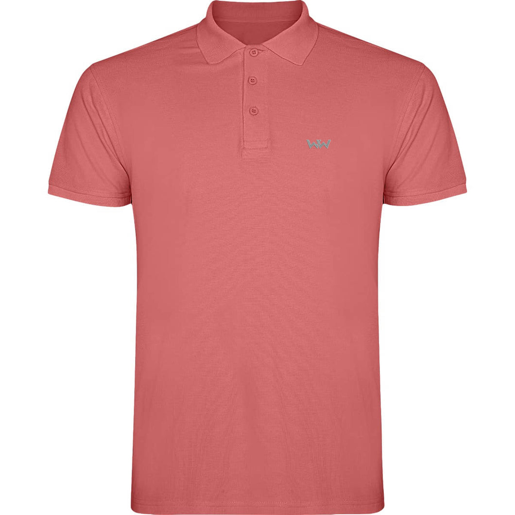 Polo Logo Bordado hombre SEAWW Rojo Crisantemo