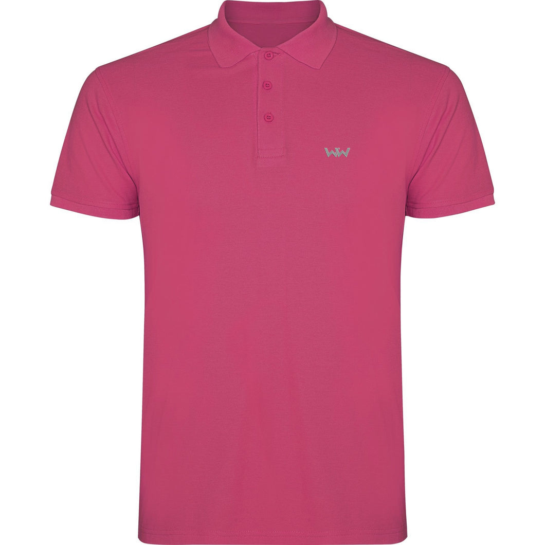 Polo Logo Bordado hombre SEAWW Fucsia