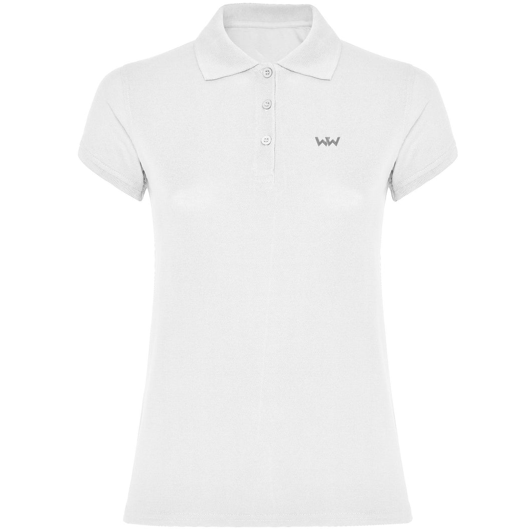 Polo Logo Bordado mujer SEAWW Blanco