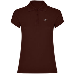 Polo Logo Bordado mujer SEAWW Chocolate