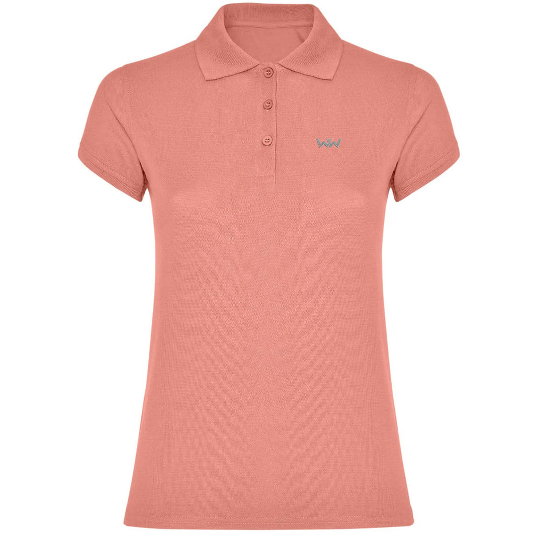 Polo Logo Bordado mujer SEAWW Naranja Clay