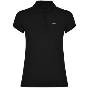 Polo Logo Bordado mujer SEAWW Negro