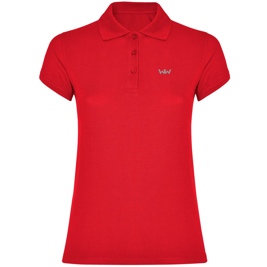 Polo Logo Bordado mujer SEAWW Rojo