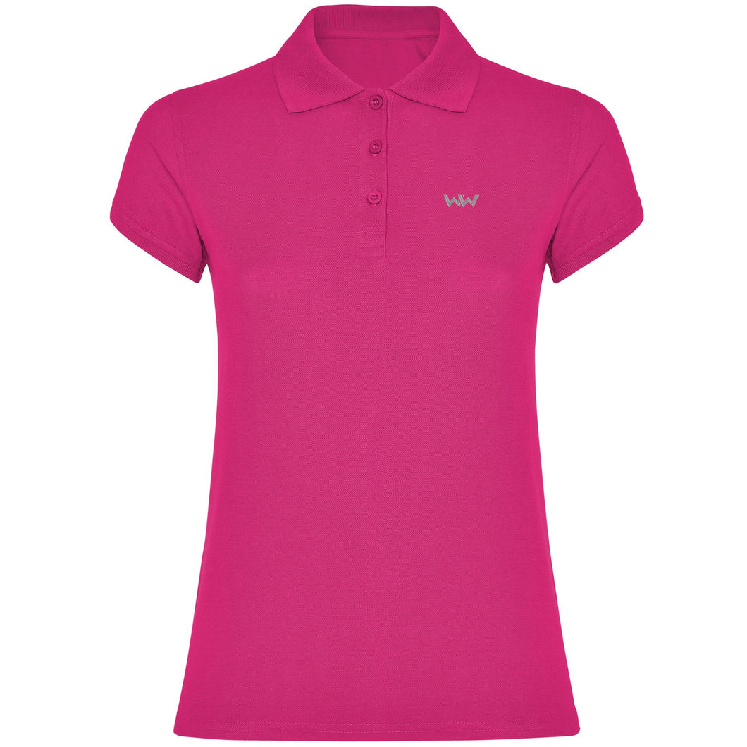 Polo Logo Bordado mujer SEAWW Fucsia