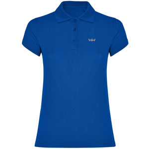 Polo Logo Bordado mujer SEAWW Azul