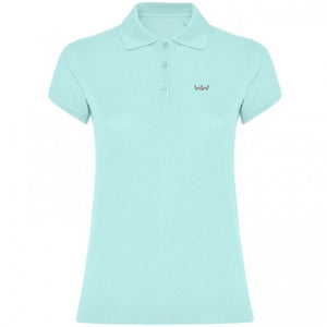 Polo Logo Bordado mujer SEAWW Verde Menta