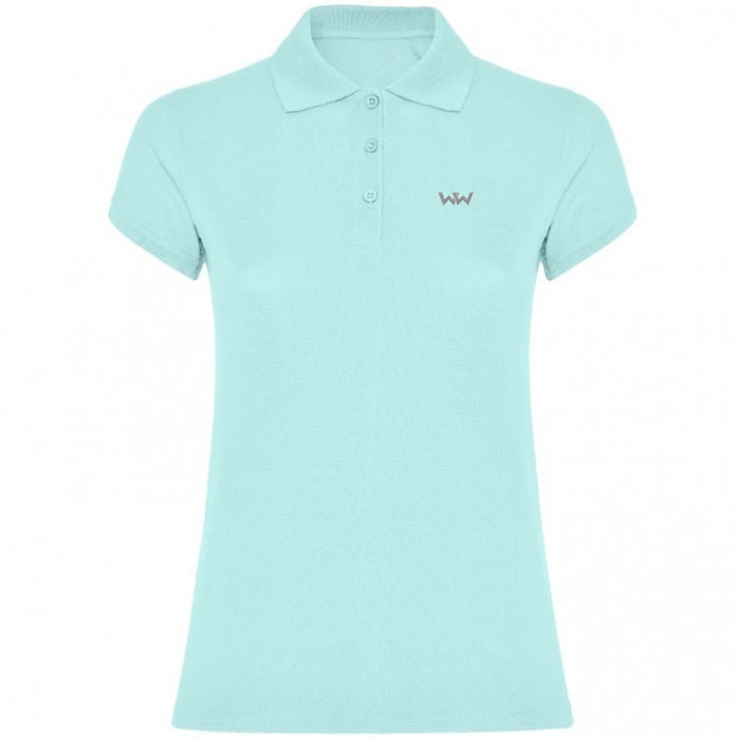 Polo Logo Bordado mujer SEAWW Verde Menta