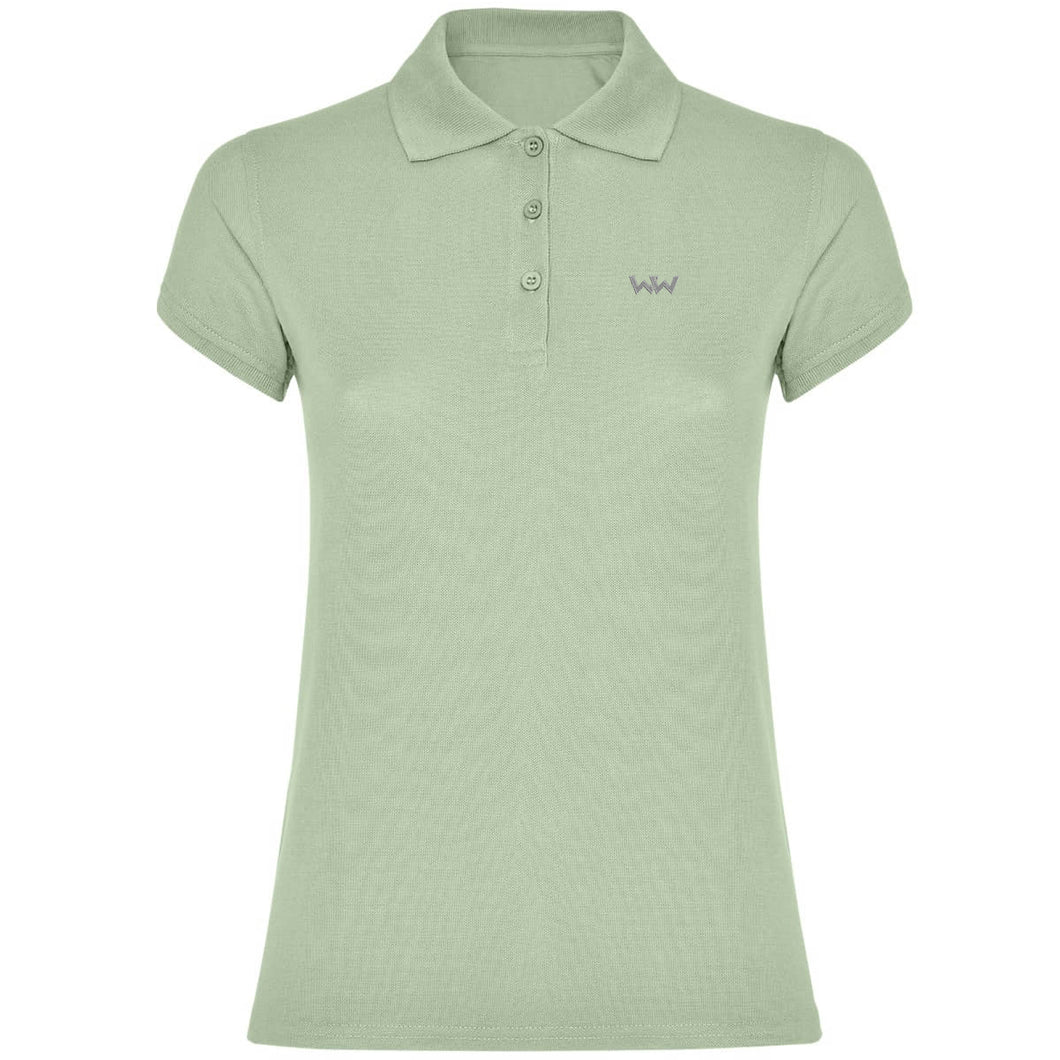 Polo Logo Bordado mujer SEAWW Verde Mist