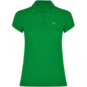 Polo Logo Bordado mujer SEAWW Verde Tropical