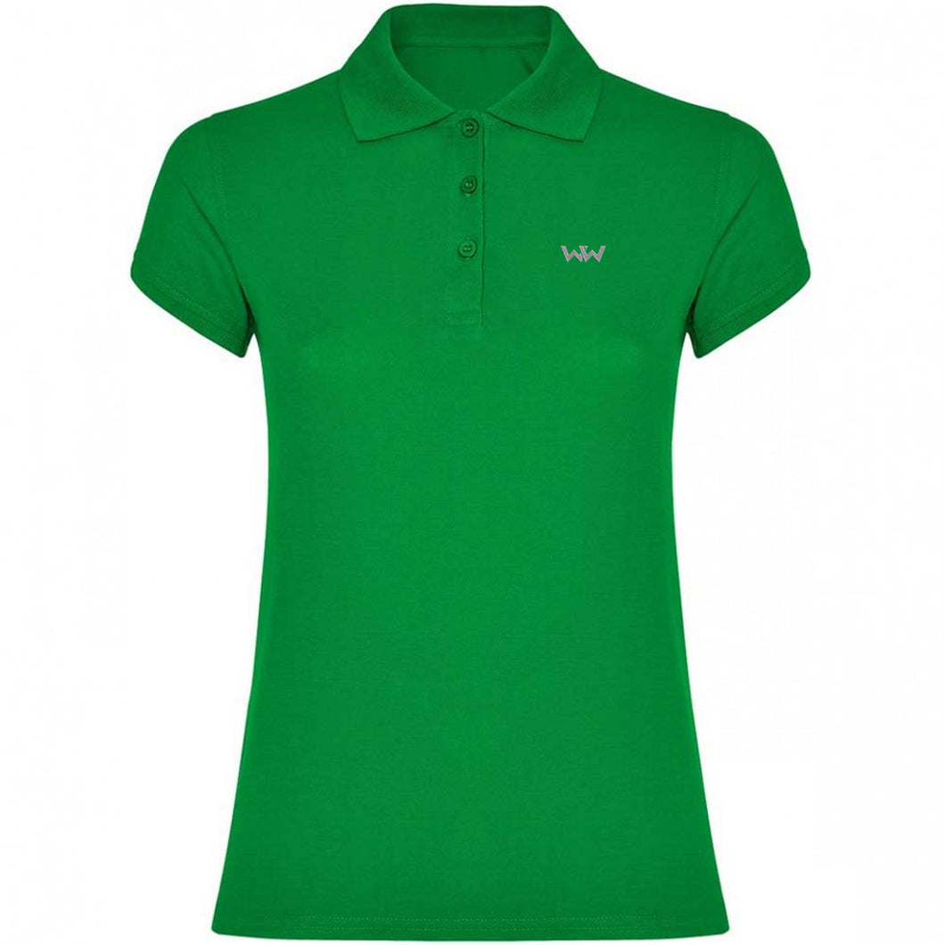 Polo Logo Bordado mujer SEAWW Verde Tropical