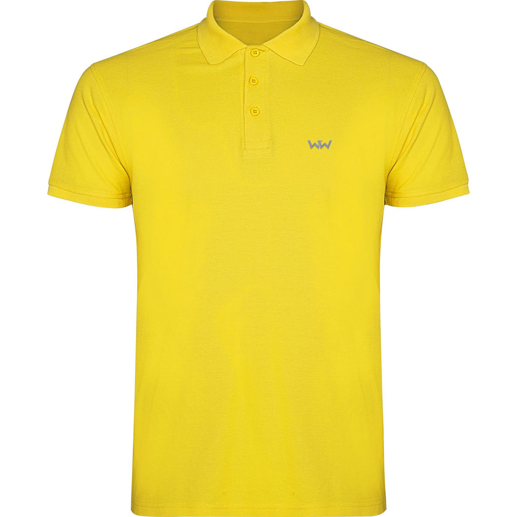 Polo Logo Bordado Niños SEAWW Amarillo