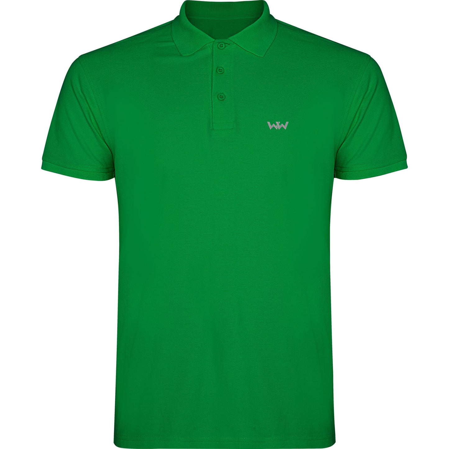 Polo Logo Bordado Niños SEAWW Verde Tropical