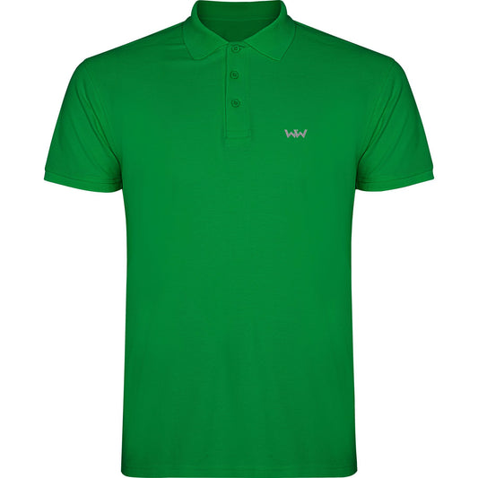 Polo Logo Bordado Niños SEAWW Verde Tropical