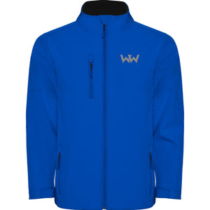 Softshell Logo Bordado hombre MOUNTAIN Azul