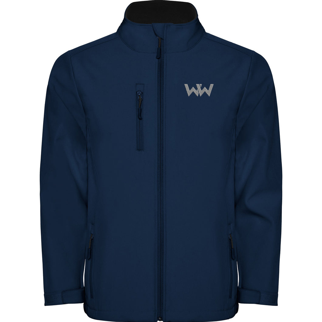 Softshell Logo Bordado hombre MOUNTAIN Marino