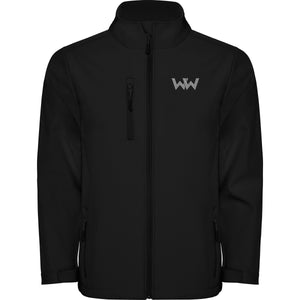 Softshell Logo Bordado hombre MOUNTAIN Negro