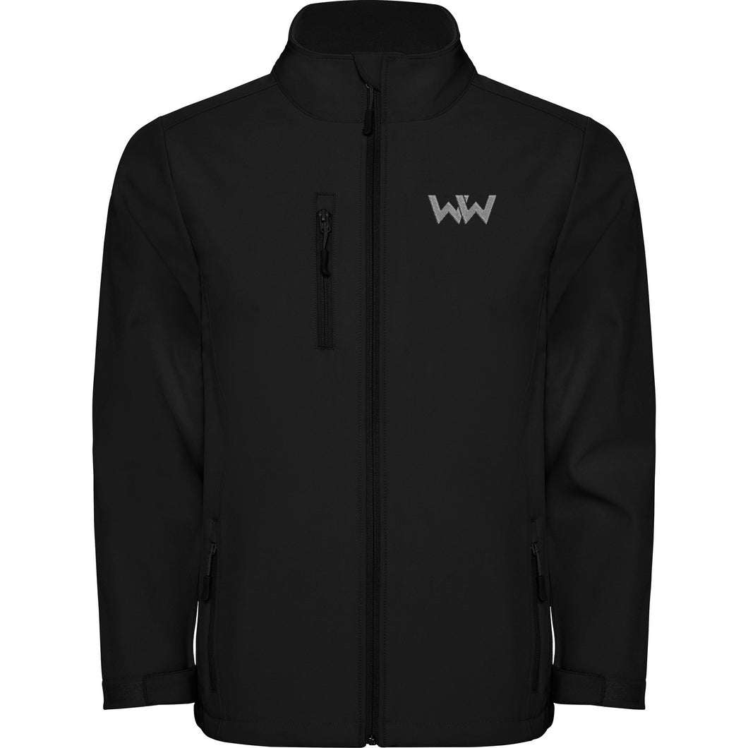 Softshell Logo Bordado hombre MOUNTAIN Negro