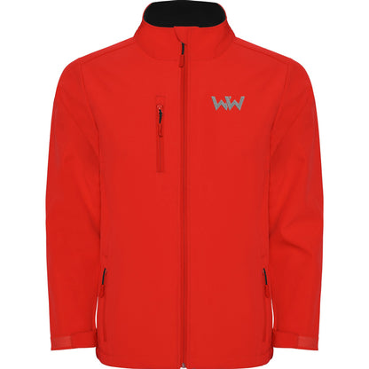 Softshell Logo Bordado hombre MOUNTAIN Rojo