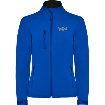 Softshell Logo Bordado mujer MOUNTAIN Azul