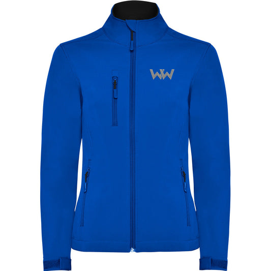 Softshell Logo Bordado mujer MOUNTAIN Azul