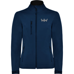 Softshell Logo Bordado mujer MOUNTAIN Marino