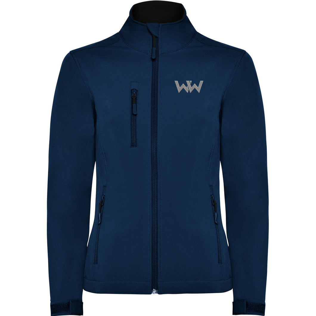 Softshell Logo Bordado mujer MOUNTAIN Marino