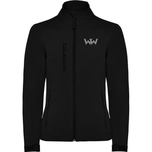 Softshell Logo Bordado mujer MOUNTAIN Negro