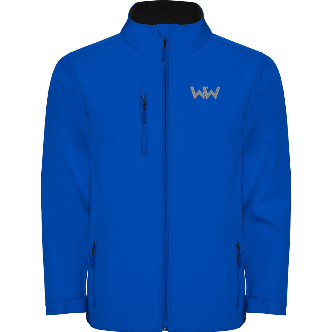 Softshell Logo Bordado niños MOUNTAIN Azul