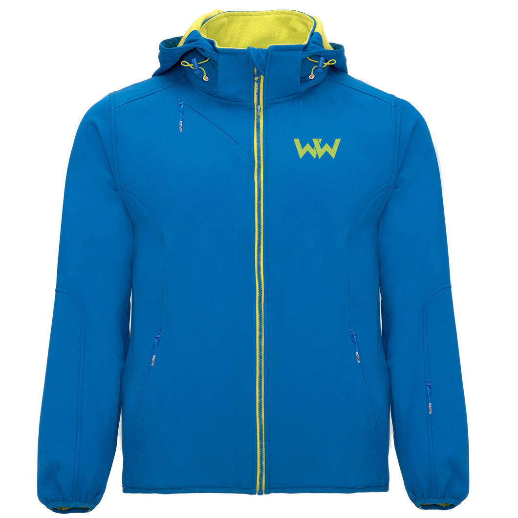 Softshell Logo Bordado hombre NAVY SPORT Azul