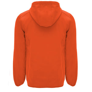 Softshell Logo Bordado hombre NAVY SPORT Naranja Bermellón