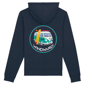 Sudadera con capucha Orgánica VAN Azul Marino Unisex