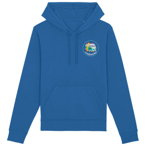 Sudadera con capucha Orgánica VAN Azul Unisex