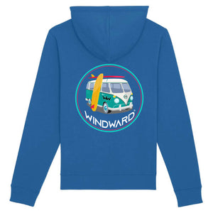 Sudadera con capucha Orgánica VAN Azul Unisex