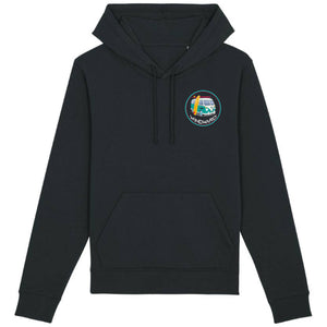 Sudadera con capucha Orgánica VAN Negra Unisex