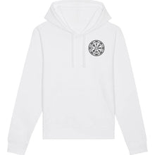 Cargar imagen en el visor de la galería, Sudadera con capucha Orgánica WIKING Blanca Unisex
