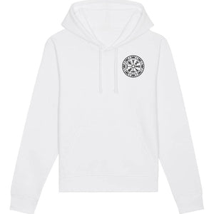 Sudadera con capucha Orgánica WIKING Blanca Unisex