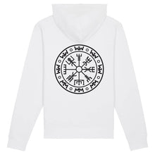 Cargar imagen en el visor de la galería, Sudadera con capucha Orgánica WIKING Blanca Unisex
