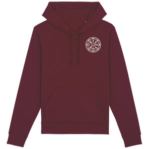 Sudadera con capucha Orgánica WIKING Burdeos Unisex