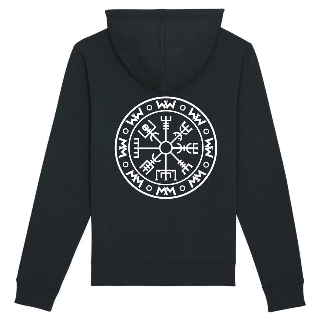 Sudadera con capucha Orgánica WIKING Negra Unisex