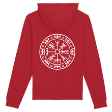 Cargar imagen en el visor de la galería, Sudadera con capucha Orgánica WIKING Roja Unisex
