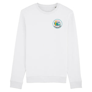 Sudadera Orgánica VAN Blanca Unisex