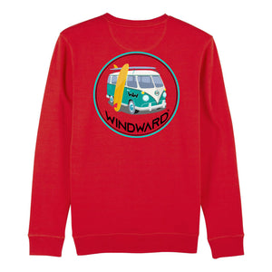 Sudadera Orgánica VAN Roja Unisex