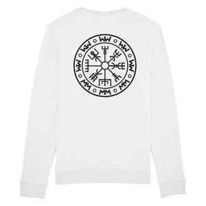 Sudadera Orgánica WIKING Blanca Unisex