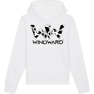 Sudadera con capucha Orgánica COW Blanca Unisex